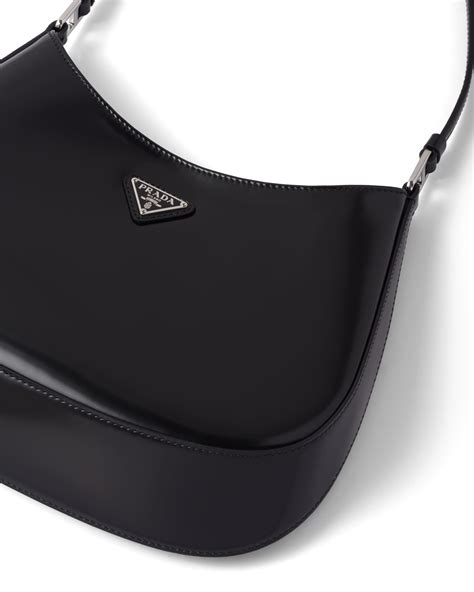 zoom + prnux_open_dialog prada cleo brushed leather shoulder bag|Prada Cleo brushed leather shoulder bag.